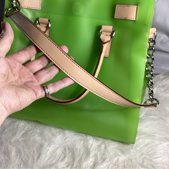 Super Rare Michael Kors PVC Hamilton Handle Shoulder Bag EUC - Picture 11 of 12